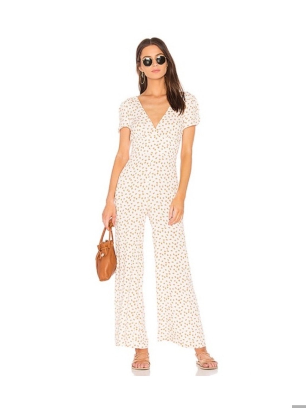 Free People Mia Peaches Jumpsuit Size 2
